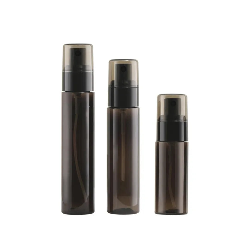 Set of three coffee bean water spray bottles in varying sizes for easy dispensing