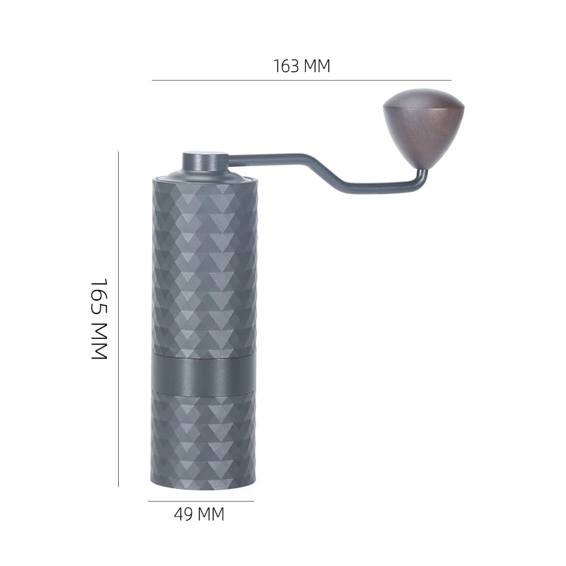UK Espresso Adjustable Burr Coffee Grinder with sleek design for precise grinding