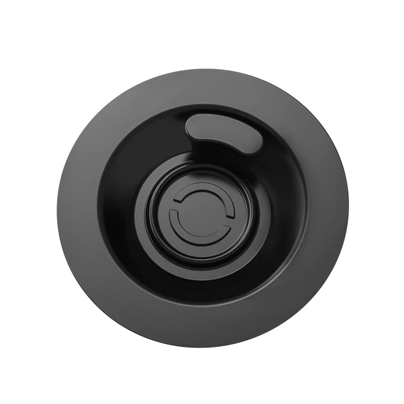 Black backflush portafilter disc for 58mm espresso machines, compatible with various models