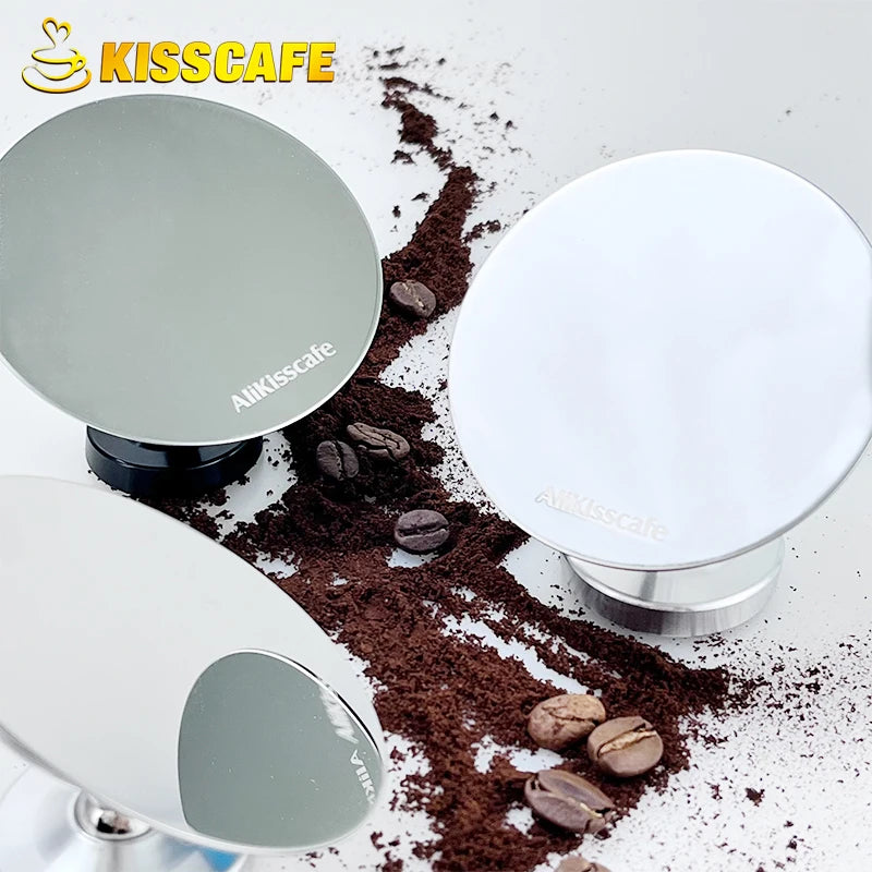 Three colors of Espresso extraction mirror magnetic for precise espresso brewing, compatible with standard portafilters