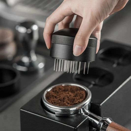 WDT Tool for Portafilters with a sleek design for even coffee distribution